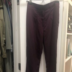 Boohoo Purple Satin Trousers